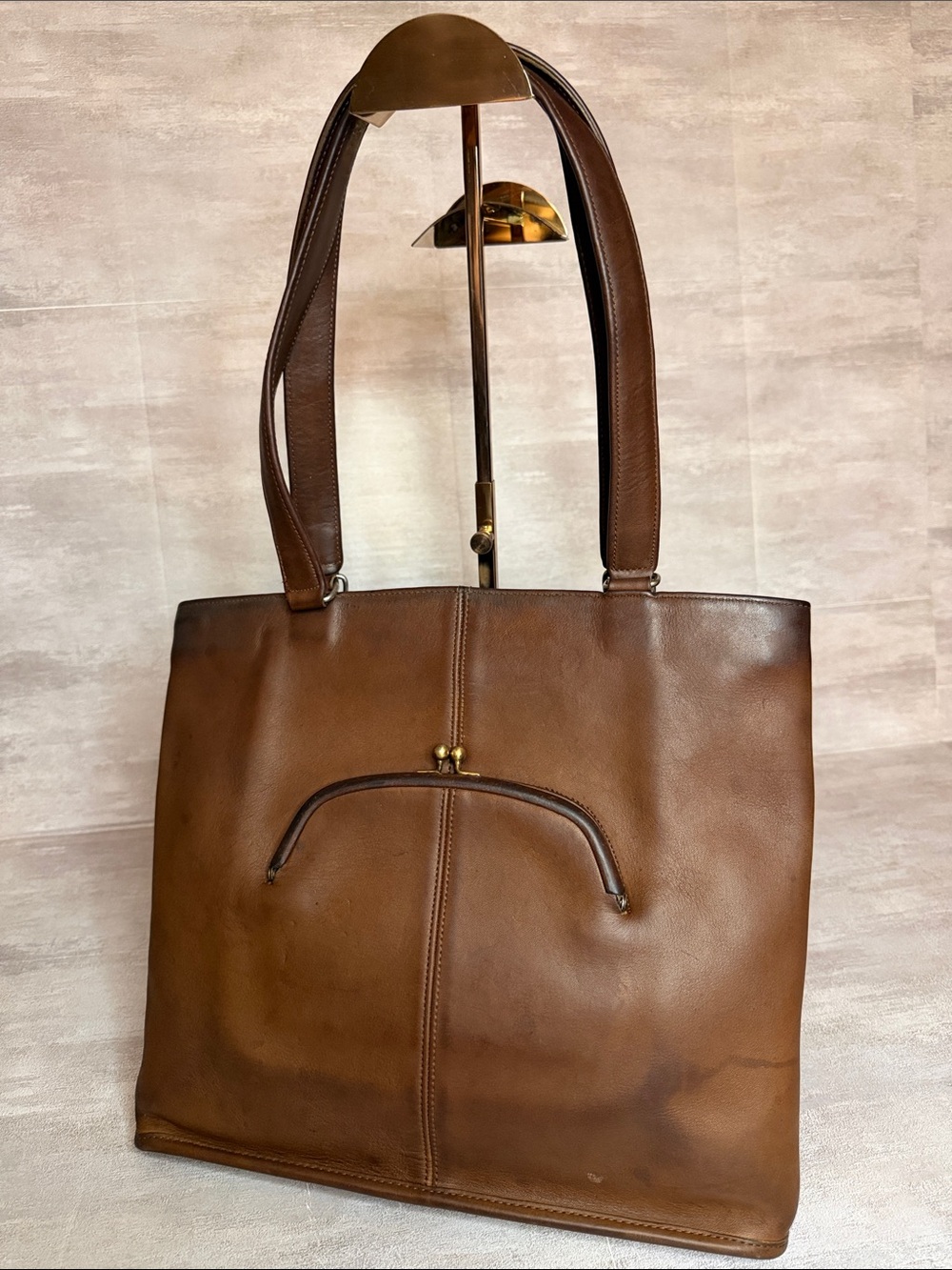 Vintage Coach Bonnie Cashin Skinny Tote — 1970s Icon